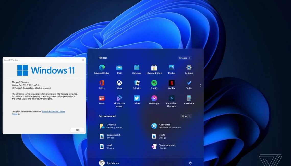 Windows 11全新用户界面